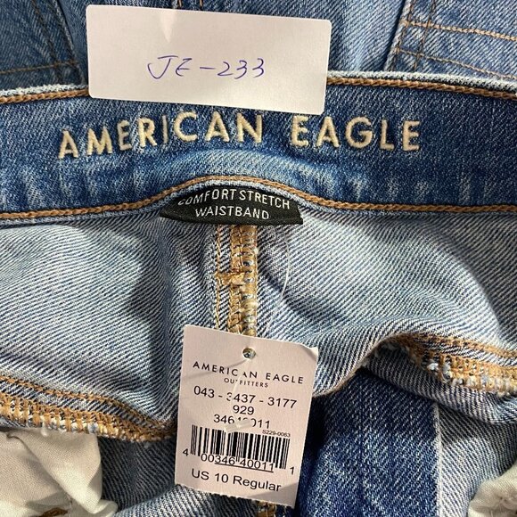 American Eagle 90s Flare Jeans High Rise Easy Bree - Picture 2 of 10